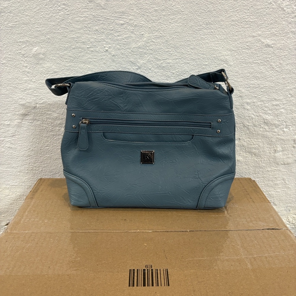 Stone & Co. Slate Blue Crossbody Bag